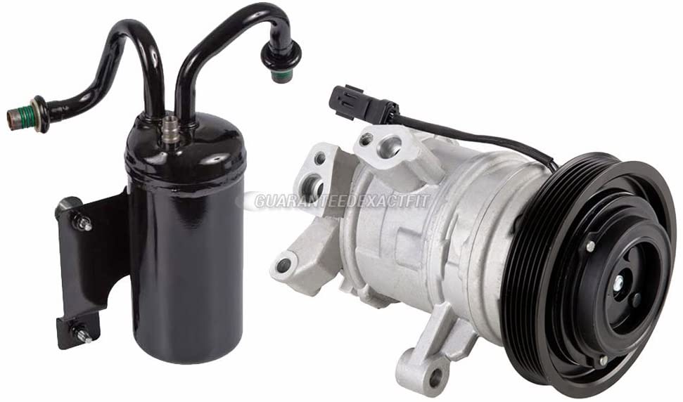 AC Compressor w/A/C Drier For 2008 Dodge Ram 1500 3.7L V6 & 4.7L V8 - BuyAutoParts 60-89365R2 New