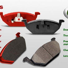 CPK11059 FRONT Performance Grade Quiet Low Dust [4] Ceramic Brake Pads + Dual Layer Rubber Shims + Hardware
