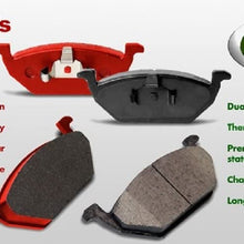 CPK11568 FRONT Performance Grade Quiet Low Dust [4] Ceramic Brake Pads + Dual Layer Rubber Shims + Hardware