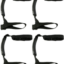 Jeep Roll Bar Grab Handle, Heavy Duty Grab Handle with Adjustable Straps Easy-to-fit Durable Jeep Wrangler Accessories for Jeep Wrangler YJ TJ JK JL Sports Sahara Freedom Rubicon X Unlimited 1995-2020