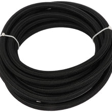ANPART AN8 20Ft Braided Fuel Line Hose Nylon braided fuel gas pipe hose and AN8 10 pcs Swivel Hose End Fittings