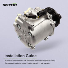 SCITOO AC Compressor with Clutch Compatible with CO 10596AC for Mitsubishi Lancer 2000-2003 Dodge Stratus 2001-2005