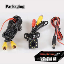 Waterproof Reversing Camera, Backup Camera for Car, HD 8 Night Vision Rear View Camera, Suitable for 12V Wired Screen, 170° Wide Angle, Waterproof IP68