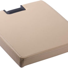 VeCarTech Center Console Lid Kit with Latch Replacement for 2007-2013 Chevy Tahoe/Avalanche/2008-2014 Silverado/GMC Yukon(XL)/Sierra 1500/2500/3500 Center Console Cover Repair Kit OEM 20864151(Tan)