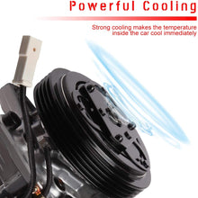 cciyu Air Conditioning Compressor for 1999-2005 Suzuki Grand Vitara 2.5L 1999-2001 Suzuki Vitara 1.6L CO 10620C Auto Repair Compressors Assembly