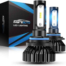 Marsauto 9005 LED Headlight Bulbs 6000K 8000LMs HB3 High Beam Cool White Light Bulbs Replacement for Halogen 2 Pack