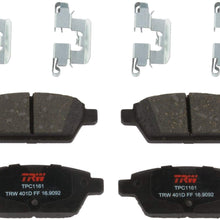 TRW TPC1161 Premium Ceramic Rear Disc Brake Pad Set