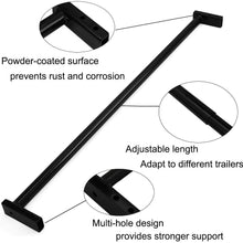 Hodenn Adjustable Roof Ladder Racks Fit for 4" up to 7" Wide Pickup Trucks Trailers