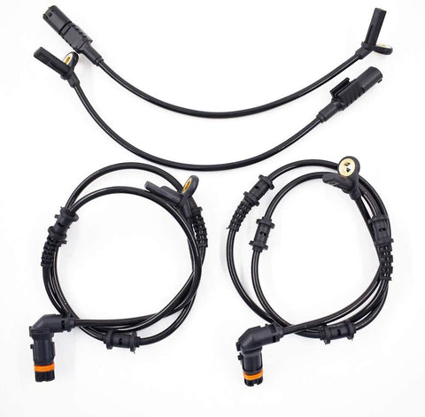 labwork 4pcs Front Rear ABS Wheel Speed Sensor Fit for Mercedes-Benz GL320 GL350 GL450 GL55