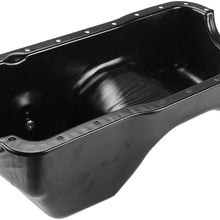 A-Premium Engine Oil Pan Compatible with Ford LTD 1984-1986 Mustang 1984-1995 Thunderbird Lincoln Town Car Mercury Cougar Grand Marquis V8 5.0L