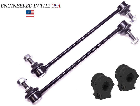 Suspension Dudes 4PC Front Stabilizer Sway Bar Links and Front Bushings FITS 2008-2013 Nissan Rogue
