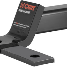CURT 45820 Anti Sway Trailer Hitch Ball Mount, Fits 2-Inch Receiver, 7,500 lbs, 1-Inch and 5/8-Inch Holes, 2-In Drop