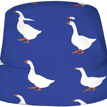 Seamless Geese Pattern - - Goose,Unisex Summer Bucket Hat - Sun Hat Packable Vacation Hat Fun Access