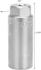 OEMTOOLS 25001 7/8 Inch Oxygen Sensor Deep Socket, 3/8 Inch Drive | Fits O2 sensor in all Domestic & Imported Vehicles w/ Computerized Engines | Cutaway Slot Protects Sensor Wire | Chrome Plated Steel
