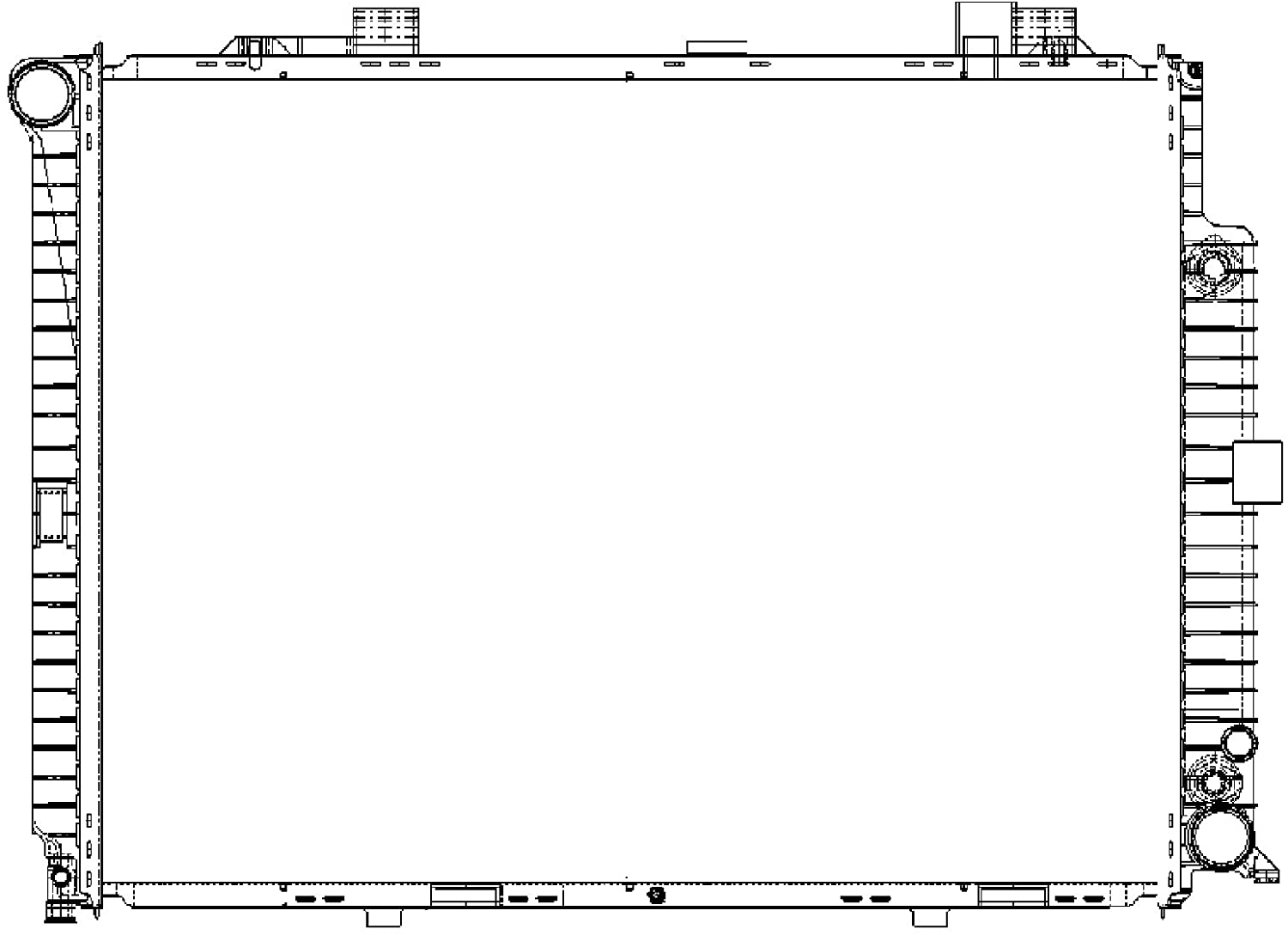 Behr Hella Service 376711154 Radiator (Mercedes-Benz)