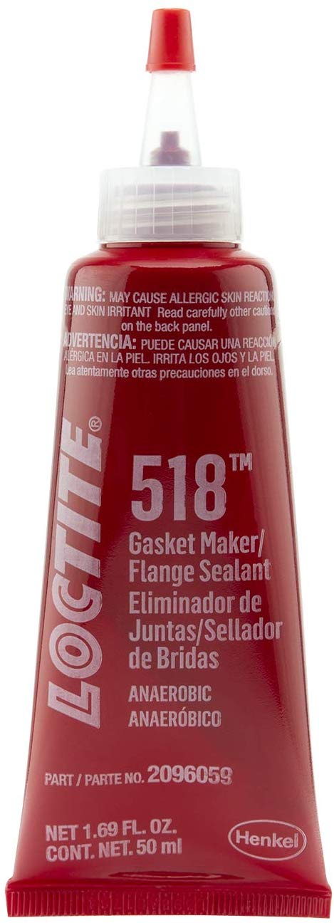 Loctite 2096059 1 Pack Gasket Maker 518 Anaerbc50ml/1.69oz