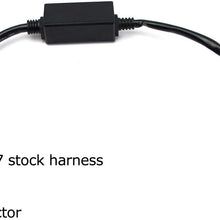 iJDMTOY (2) Easy Relay Harness For 9007 9004 Hi/Lo Bi-Xenon Headlight Kit Bulbs Wiring Controllers