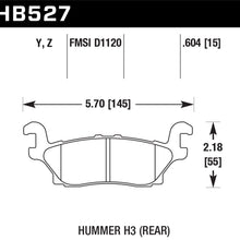 Hawk Performance HB527Y.604 LTS Brake Pad