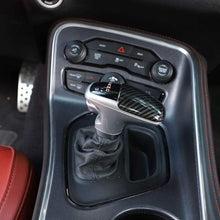Keptrim for Challenger Charger Gear Shift Knob Trim for 2015-2020 Dodge Challenger Charger, ABS Red/Black 1pc