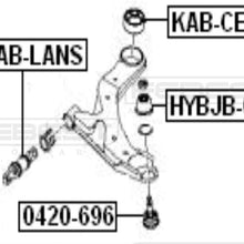FEBEST KAB-CERB Control Arm Bushing