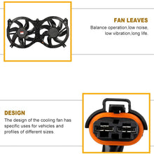 OCPTY Replacement Cooling Fan Assembly for 2013 2014 2015 2016 2017 2018 for Infiniti JX35 QX60 for Nissan Pathfinder