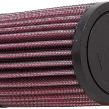 K&N Universal Clamp-On Air Filter: High Performance, Premium, Washable, Replacement Engine Filter: Flange Diameter: 1.875 In, Filter Height: 5 In, Flange Length: 0.625 In, Shape: Round, RU-0410