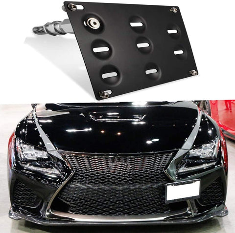 GTP JDM Style Front Bumper Tow Hook License Plate Mounting Bracket for Lexus IS250 IS350 is-F RC200t RC250 RC300 RC350 RC-F GS350 GS460, CT200h, NX RX LS