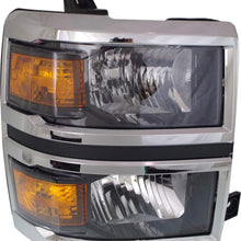 Headlight Compatible with CHEVROLET SILVERADO 1500 2014-2015 RH Assembly Halogen WT/LT Models - CAPA