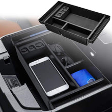 JoyTutus Center Console Organizer Tray for 2019 Chevy Silverado 1500 / GMC Sierra 1500 and 2020 Chevy Silverado/GMC Sierra 1500/2500/3500HD Armrest Storage Box