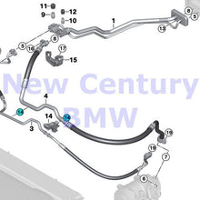 BMW Genuine Coolant Lines Drying Container Evaporator Condenser Pressure Hose X5 35dX X5 35i X5 35iX X5 40eX X6 35i X6 35iX