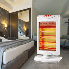 Zyyqt Fan Heater,Flat Fan Heater Electric Quartz Electrical Heater, Safety Tip Over Switch