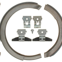 ACDelco 14781B Advantage Bonded Rear Parking Brake Shoe with Hardware