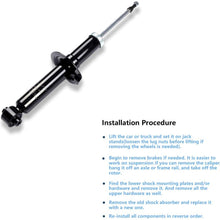 Shocks Struts,ECCPP Front Rear Shock Strut Absorbers Kits Compatible with 2010 2011 2012 Subaru Outback 339225 72687 339224 72686 340027 72691