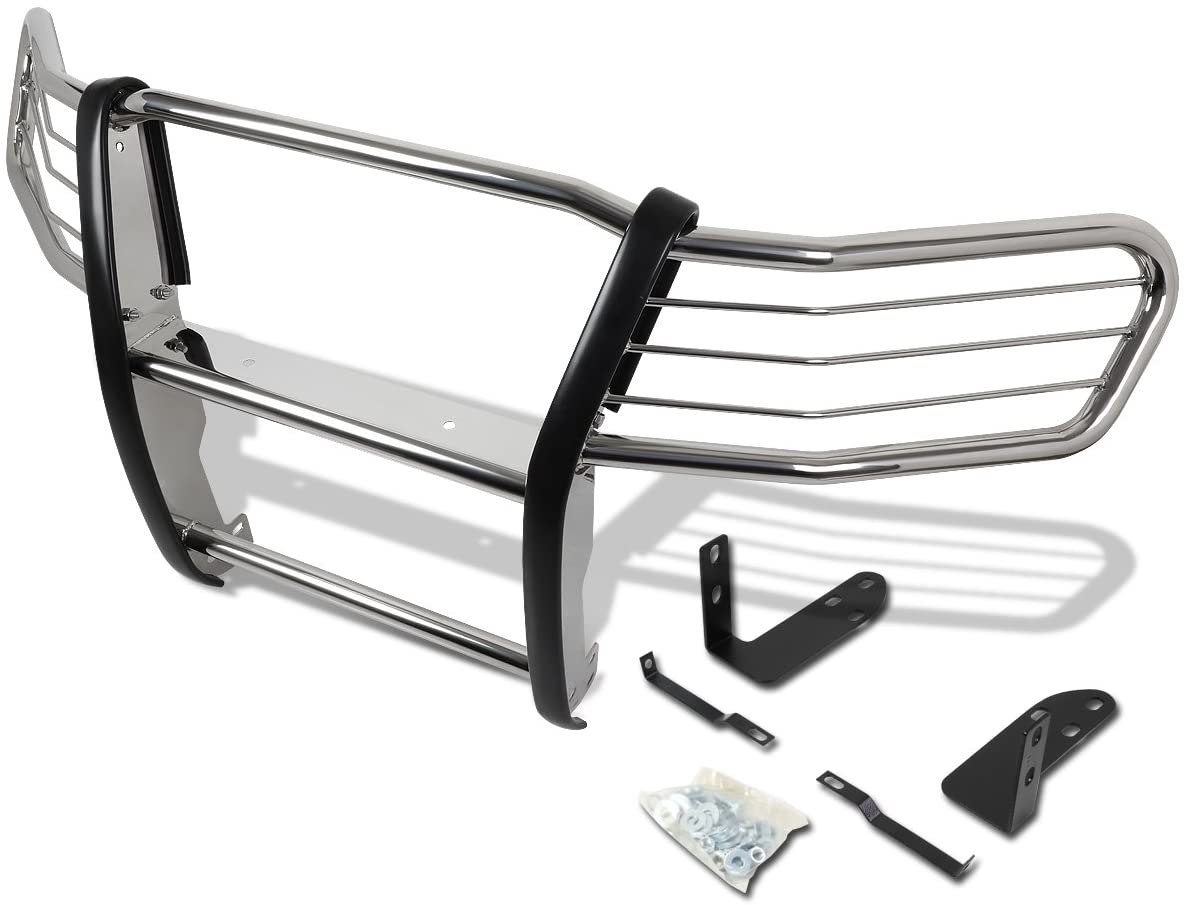 Replacement for Honda Element Y1/H1 Front Bumper Protector Brush Grille Guard (Chrome) (Chrome)