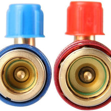 Wilk New R134a System Port QC15 AC Quick Connector Adapter HVAC Coupler Car Auto Air-Conditioning