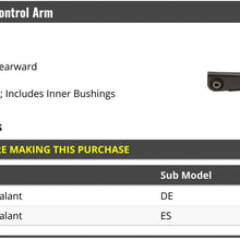 Rear Lower Rearward Control Arm with Inner Bushings - Compatible with 2004-2008 Mitsubishi Galant