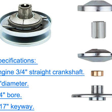 MOCW 30 Series 6.5 HP Go Kart Mini Bike Torque Converter Clutch 3/4" Bore Max Torque for Comet Manco 6.5hp 212CC