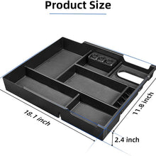 JoyTutus Center Console Organizer Tray for 2014 to 2019 2020 Toyota Tundra Armrest Secondary Storage Box Center Console Insert