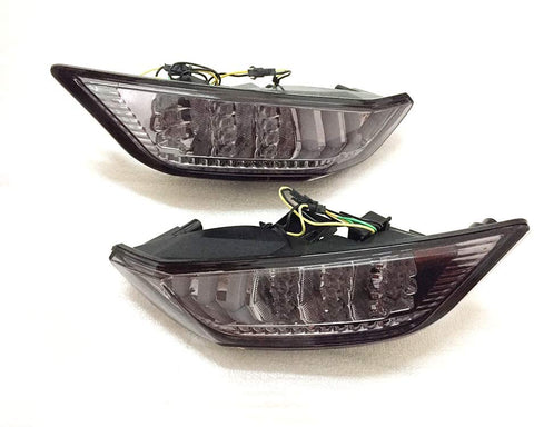 LED Sequential Bumper Signal Light Smoked Lamp for Ford Mustang 2015-2020