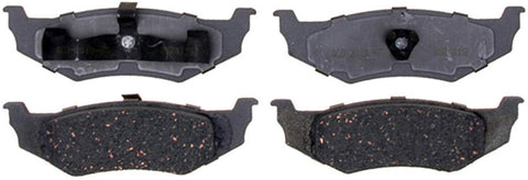 ACDelco 14D641C Advantage Ceramic Rear Disc Brake Pad Set