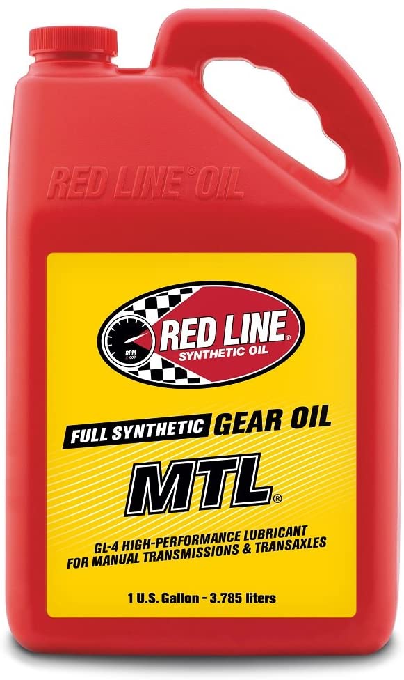 Red Line 50205 Manual Transmission Lubricant (MTL) Gear Oil - 1 Gallon, (Pack of 4)