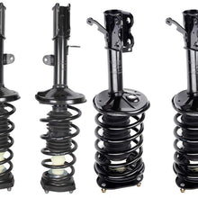 Fastspace Front and Rear Pair Shocks Struts Coil Spring Assembly Kit Fit for 1998-2002 for Chevrolet Prizm,1993-2002 for Toyota Corolla 271952 271951 171954 171953