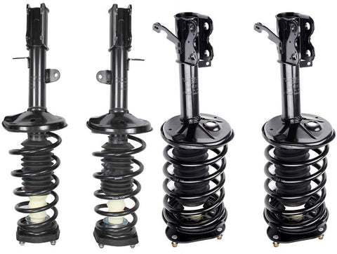 LSAILON Front Rear pair Struts and Shocks Complete Assembly Compatible with 1998-2002 Chevrolet Prizm 1993-2002 Toyota Corolla