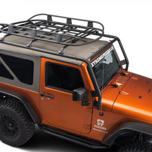 Barricade Roof Rack Basket; Textured Black for Jeep Wrangler 1987-2020