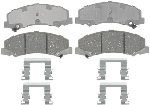 ACDelco 14D1159CH Advantage Ceramic Front Disc Brake Pad Set with Hardware