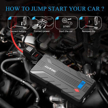 Beatit QDSP 1200A Peak 16500mAh 12V Portable Car Lithium Jump Starter (up to 8.0L Gas and 6.0L Diesel) Battery Booster Phone Charger Power Pack with Smart Jumper Cables B7