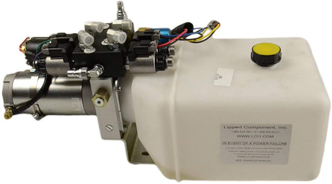 Lippert Components Hydraulic Power Unit & 2 Gallon Tank for Leveling System