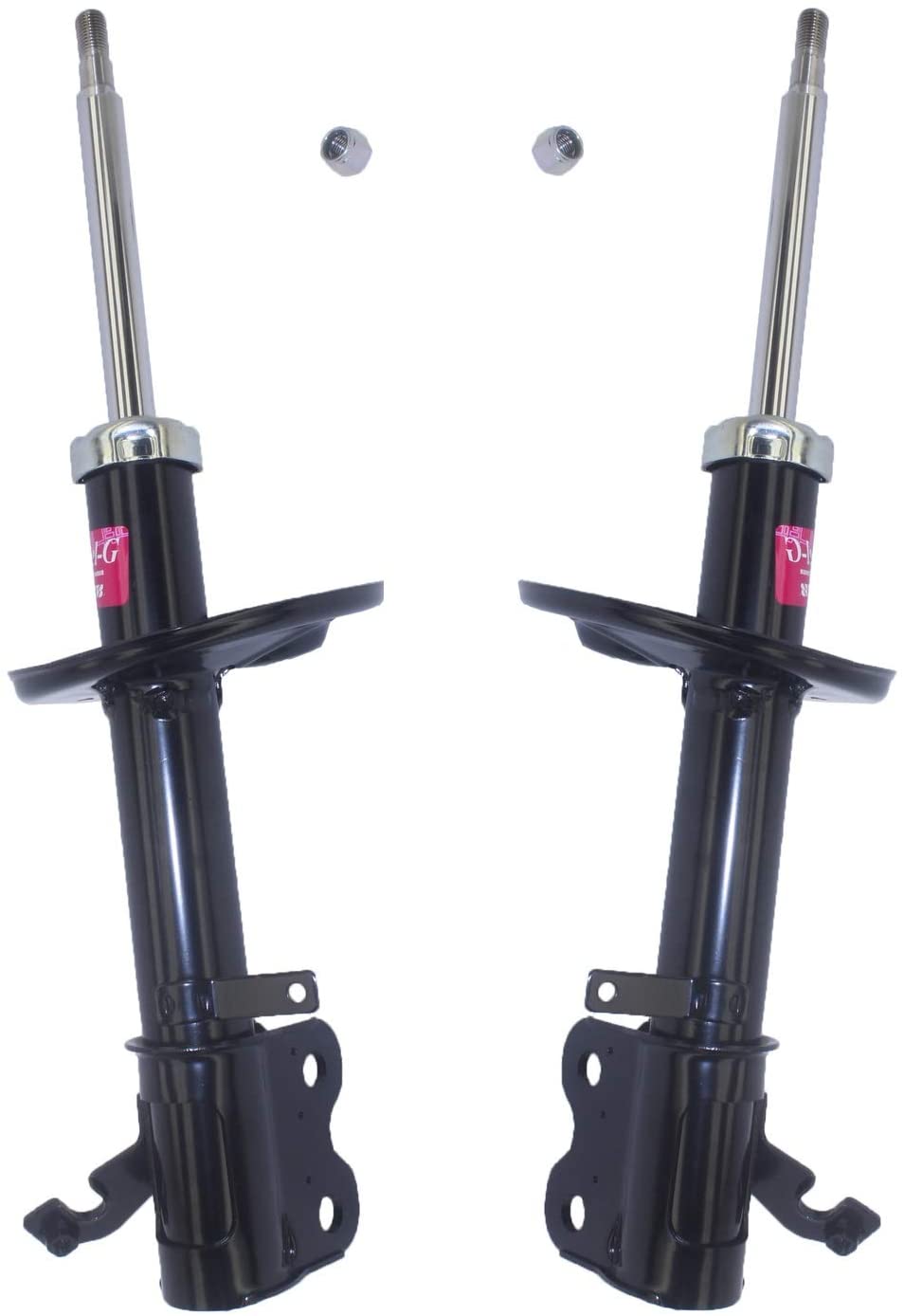 Pair Set of Front Left and Right KYB Excel-G Suspension Struts For Chevrolet Prizm Geo Prism Toyota Corolla