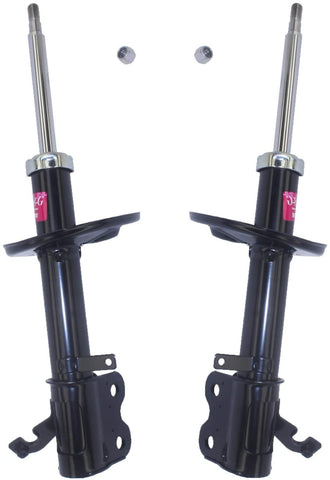 Pair Set of Front Left and Right KYB Excel-G Suspension Struts For Chevrolet Prizm Geo Prism Toyota Corolla