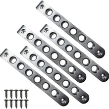 Vijay 2007-2017 Jeep Wrangler JK and Infinity 4 Door Brushed Aluminum Door Handle Insert Trim/Silver